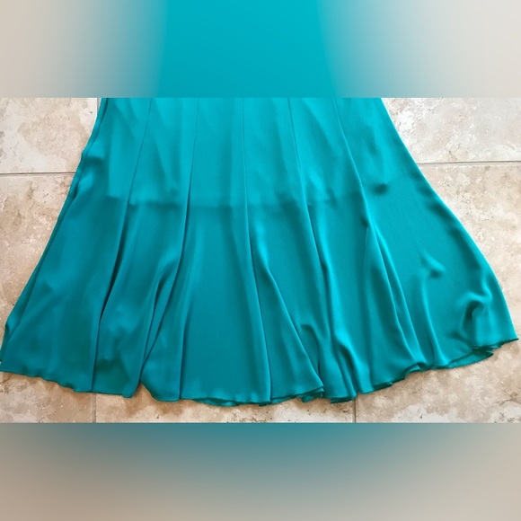 Flowy Maxi Skirt Bundle Set (Size S) - Mustard Yellow & Turquoise - Picture 12 of 17